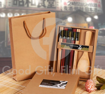 木筷子飯勺禮盒